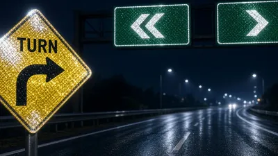 Highway overhead sign context