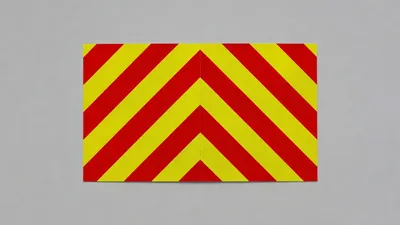 Chevron Rear Marker Plates